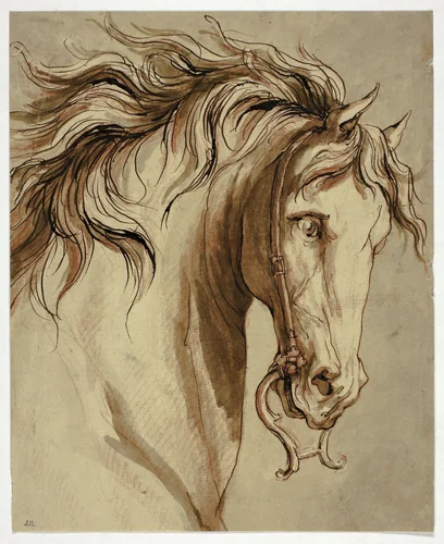 Study for Sculpture of William III by John Michael Rysbrack, drawing, 1713-1770