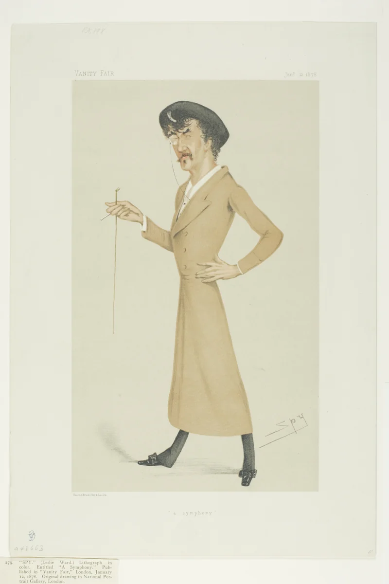 A Symphony by Leslie Ward, print, 1878