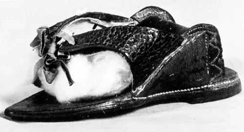 Patten (Overshoe) by England, textile, 1801-1825