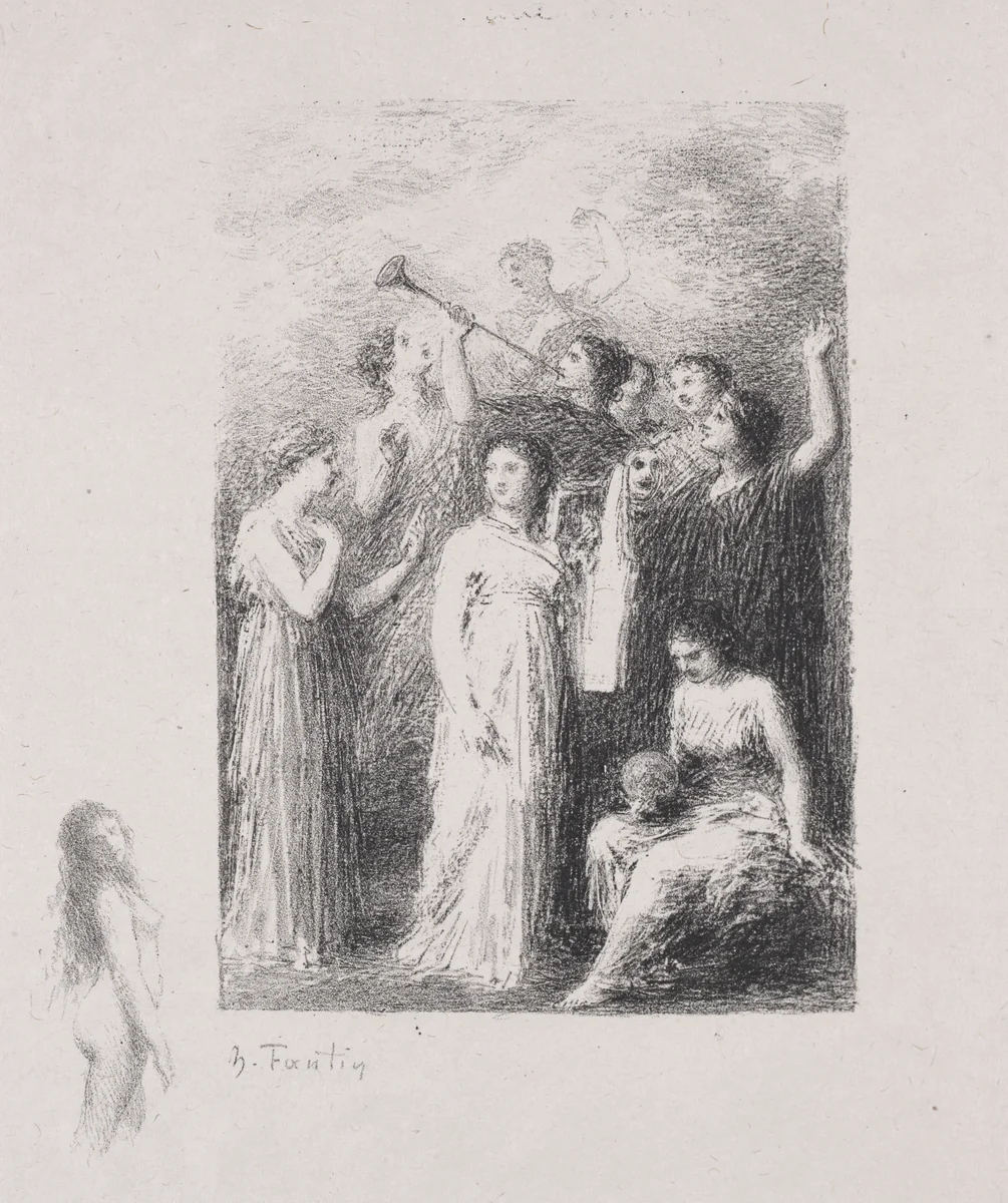 The Blind by Henri Fantin-Latour, print, 1903