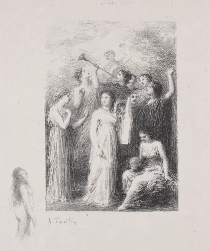 The Blind by Henri Fantin-Latour, print, 1903