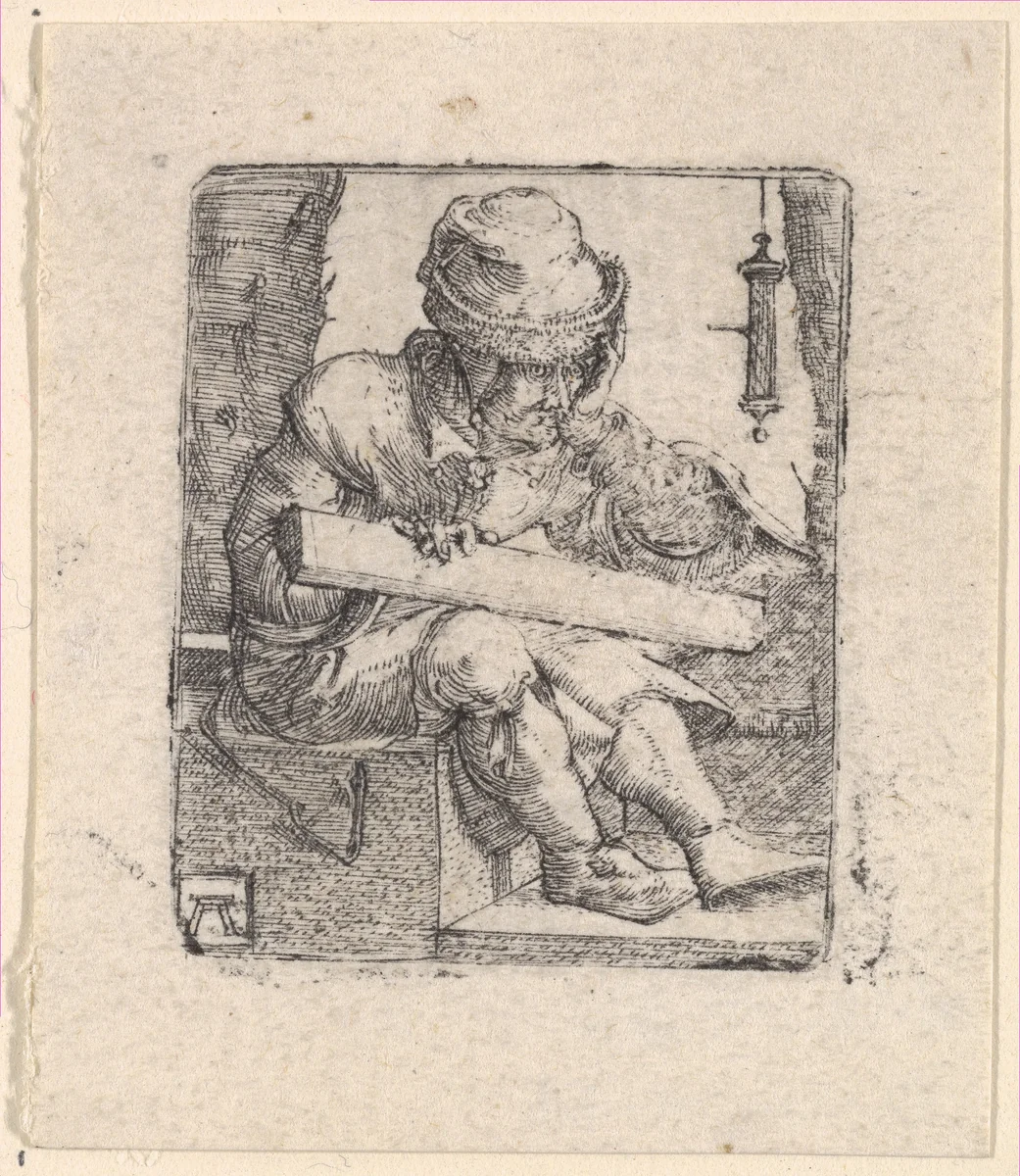 Carpenter by Albrecht Altdorfer, print, 1520-1530