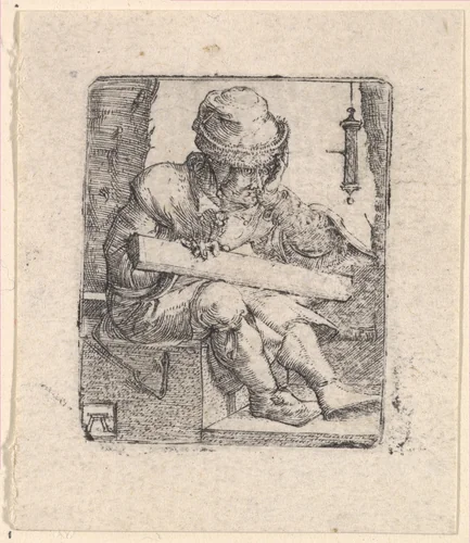 Carpenter by Albrecht Altdorfer, print, 1520-1530