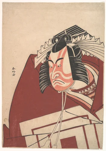 Ichikawa Monnosuke II in a Shibaraku Performance by Katsukawa Shunkō (勝川春好), print, 1780