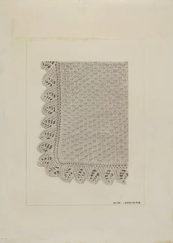 Cotton Thread Scarf by Walter Jennings, index of american design, 1938