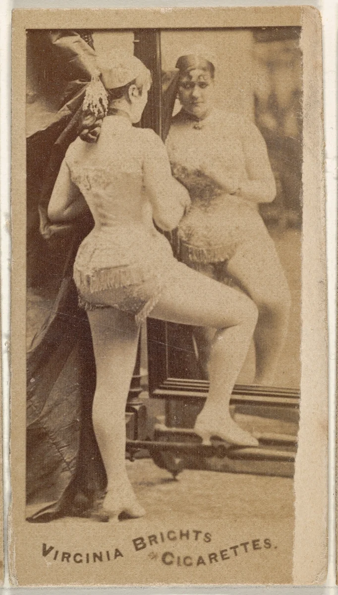 From the Actors and Actresses series (N45, Type 5) for Virginia Brights Cigarettes by Allen & Ginter, photograph, 1885-1891
