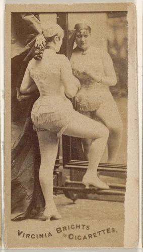 From the Actors and Actresses series (N45, Type 5) for Virginia Brights Cigarettes by Allen & Ginter, photograph, 1885-1891