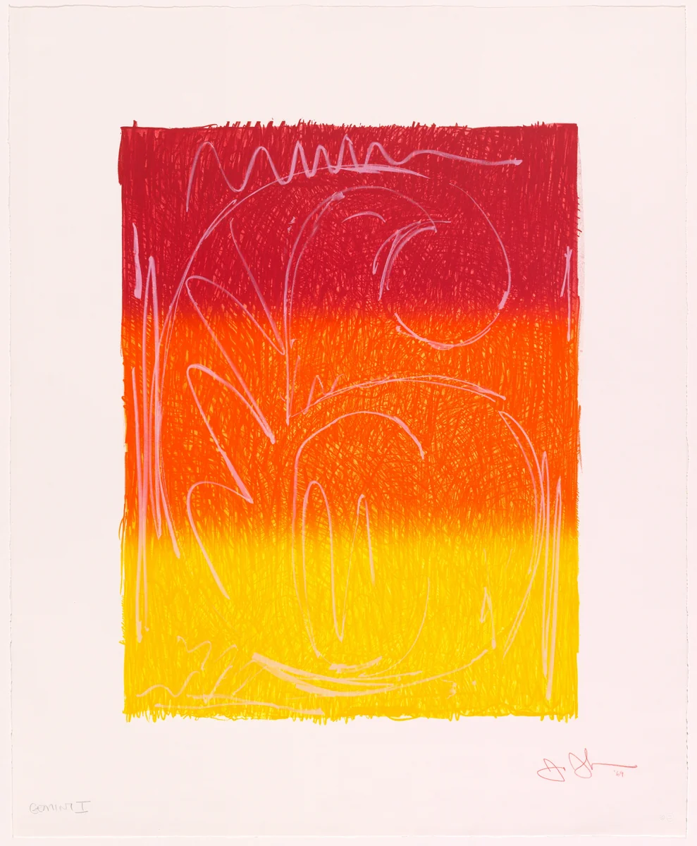 Figure 6 by Jasper Johns, print, 1969