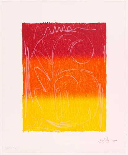 Figure 6 by Jasper Johns, print, 1969