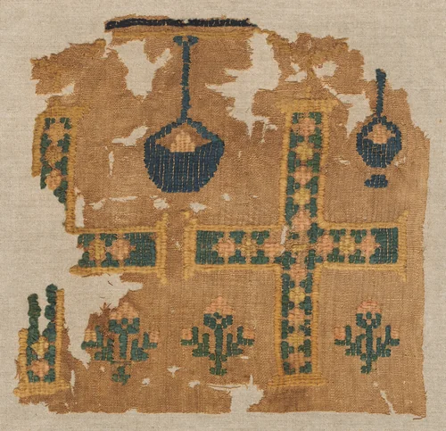Fragment of a Large Hanging by Unknown, textile, 500-599