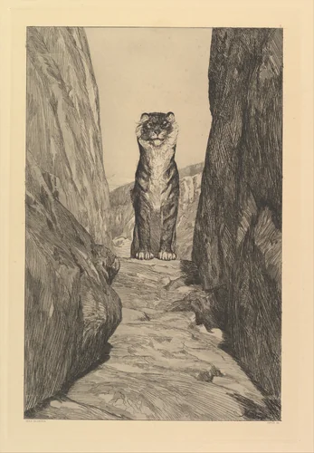 Erste Zukunft from Eva und die Zukunft (Rad.-Werk III) by Max Klinger, print, 1898