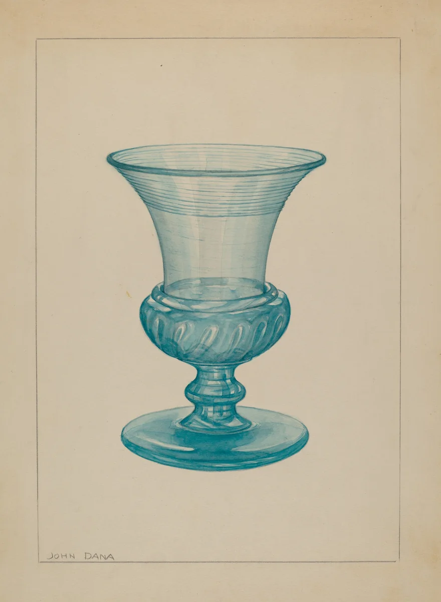 Vase by John Dana, index of american design, 1937