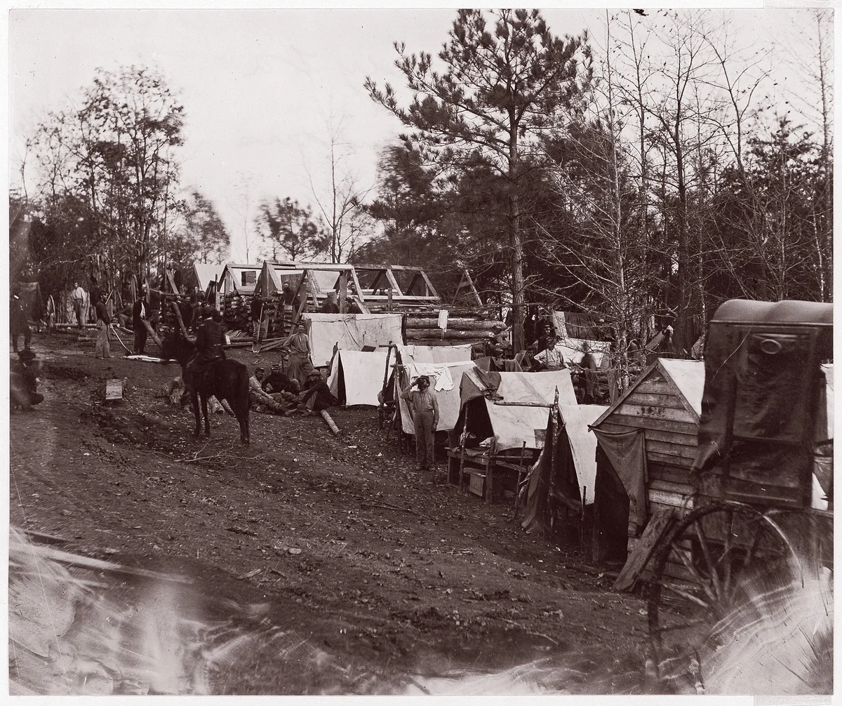 Crow's Nest, Battery and Lookout by Andrew Joseph Russell, photograph, 1864