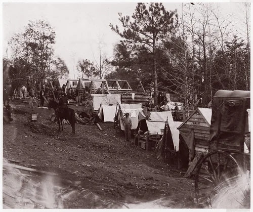 Crow's Nest, Battery and Lookout by Andrew Joseph Russell, photograph, 1864