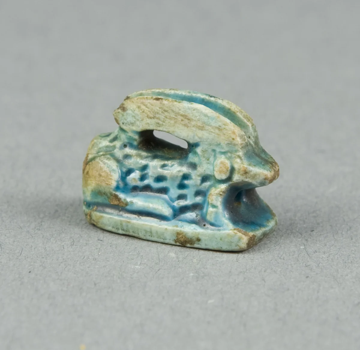 Amulet of a Hare by Egyptian, metalwork, -664--332