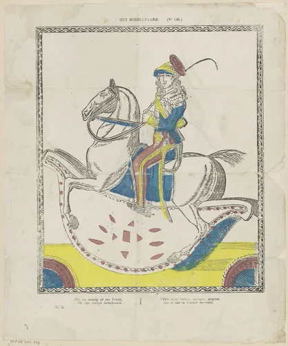 Het hobbelpaard by Glenisson & Van Genechten, print, 1833-1856