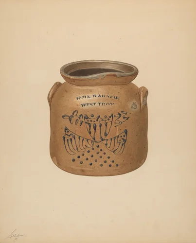 Pot by Giacinto Capelli, index of american design, 1941