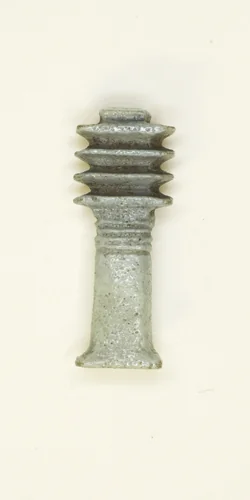 Amulet of a Djed Pillar by Egyptian, metalwork, -664--332