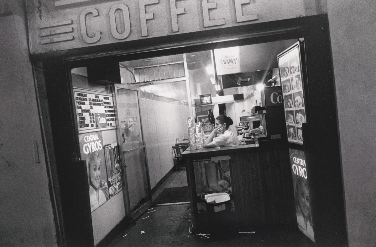 Fame Cafe, Hollywood by Jim Goldberg, photograph, 1990