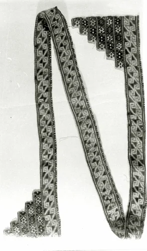 Border (From a Garment) by Moche-Wari, textile, 500-1476