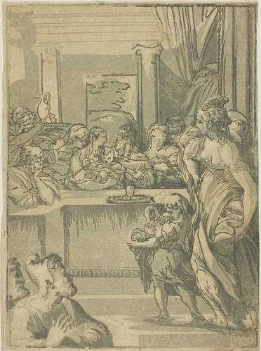 The Presentation in the Temple by Niccolò Vicentino
Parmigianino, print, 1540-1550