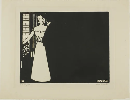 Money, plate five from Intimacies by Félix Edouard Vallotton, print, 1898