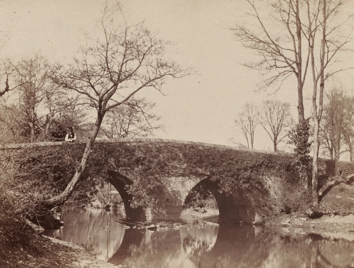 The Country Bridge (Staplylton Bridge, Bristol) by John Dillwyn Llewelyn, photograph, 1854-1857