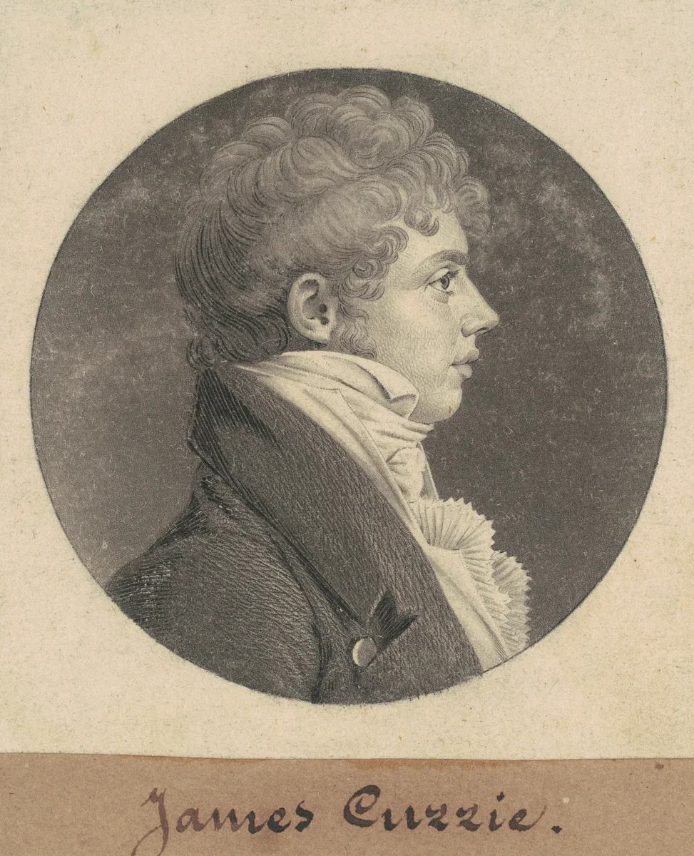 James Currie by Charles B. J. Févret de Saint-Mémin, print, 1808