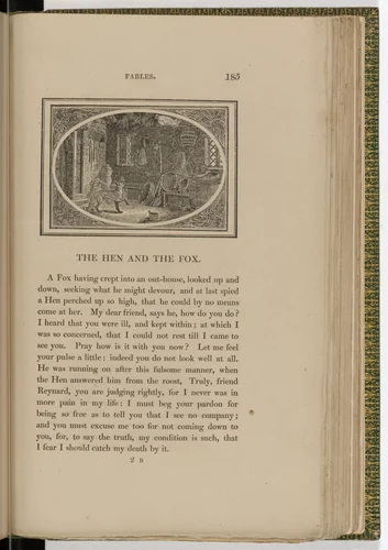 Headpiece (page 185) from The Fables of Aesop by Thomas Bewick, illustrated book, 1818