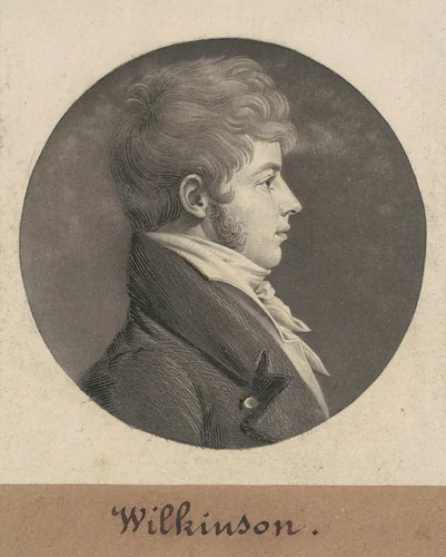 Joseph Biddle Wilkinson by Charles B. J. Févret de Saint-Mémin, print, 1808