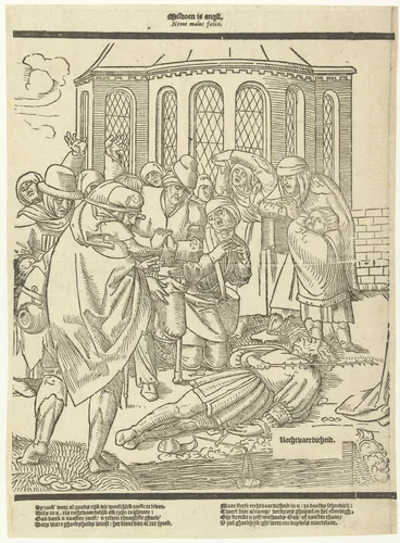 De rechtvaardigheid by anonymous, print, 1520-1560