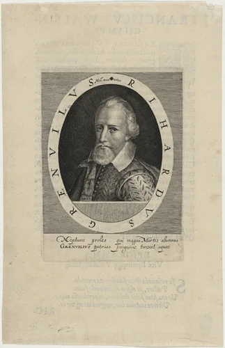 Sir Richard Grenville, Naval Commander by Magdalena van de Passe
Willem de Passe, print, 1620