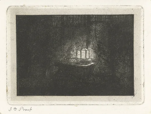 Lantaarn by Jacobus Ludovicus Cornet, print, 1825-1882