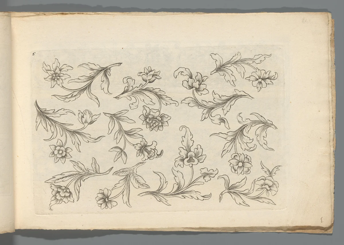 Bloemen by Abraham Helmhack, print, 1664-1724
