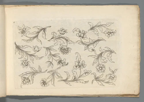 Bloemen by Abraham Helmhack, print, 1664-1724