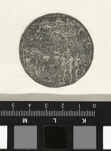 Oordeel van Paris by anonymous, print, 1500-1599