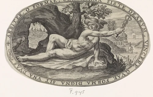 Mercurius by Crispijn van de Passe, print, 1592