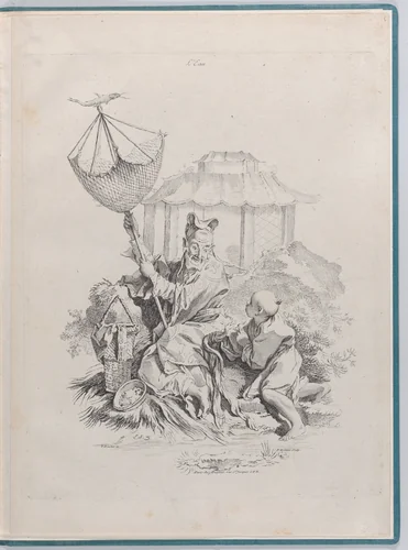 Water, from The Four Elements by Pierre Alexandre Aveline, print, 1738-1749