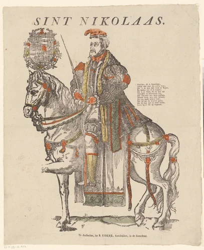 Sint-Nicolaas by Unknown, print, 1538-1542