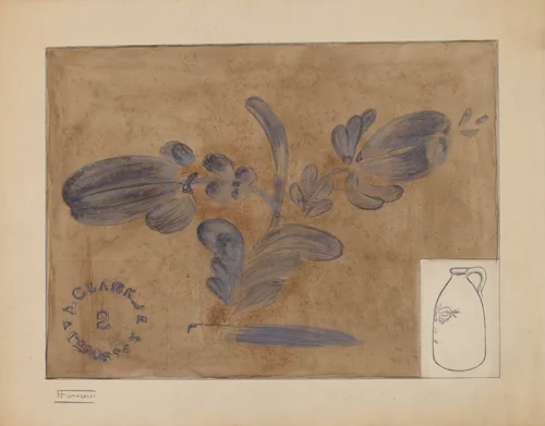 Jug by Frank Fumagalli, index of american design, 1937