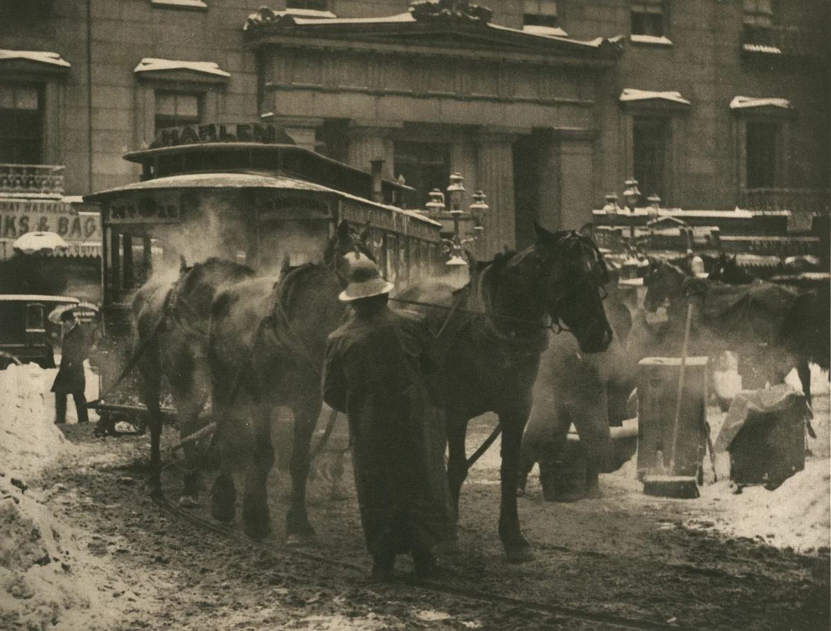 The Terminal by Alfred Stieglitz, print, 1893