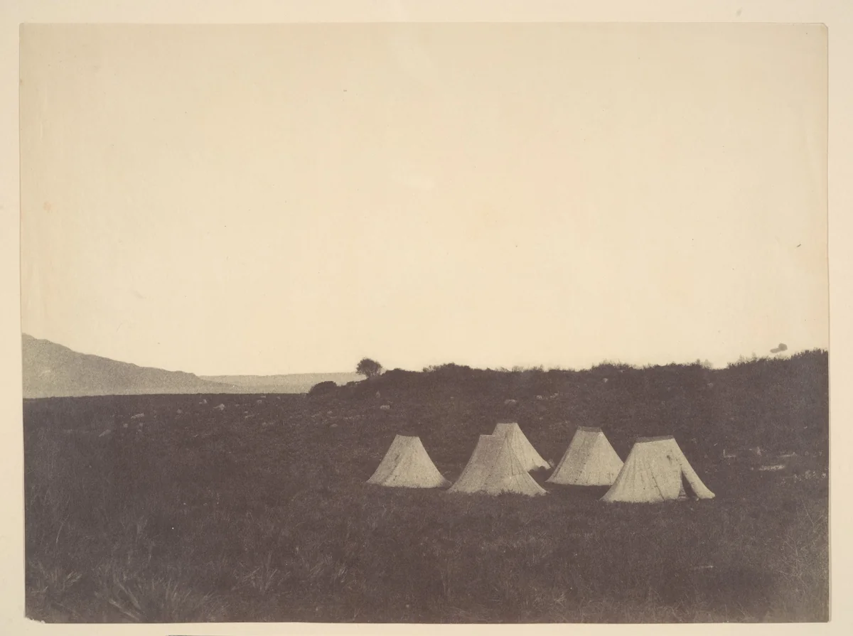 [Tents, Algeria] by John Beasley Greene, photograph, 1856