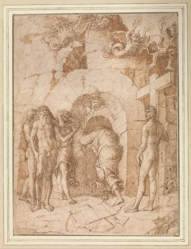 The Descent into Limbo by Andrea Mantegna, drawing, 1436-1470