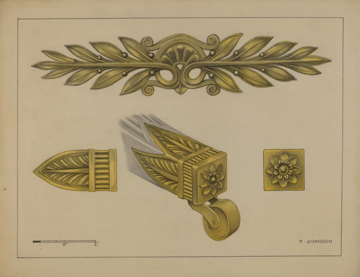 Mount and Cup Caster by Philip Johnson, index of american design, 1936