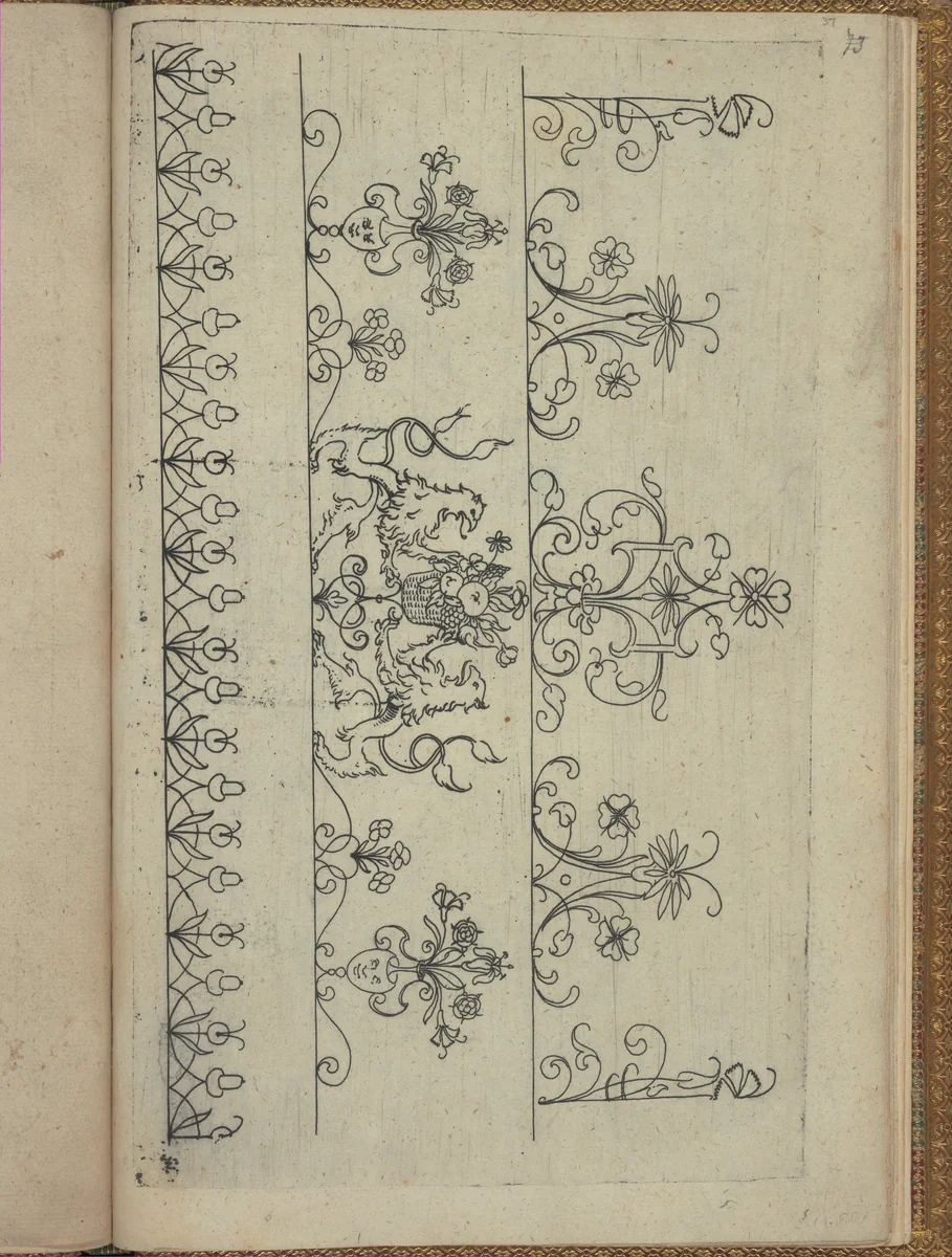New Modelbüch (Page 37r) by Andreas Bretschneider, book, 1615