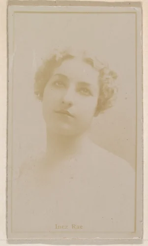 Inez Rae, from the Actresses series (N245) issued by Kinney Brothers to promote Sweet Caporal Cigarettes by Kinney Brothers Tobacco Company, photograph, 1890