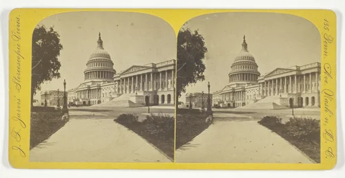 Untitled (United States Capital Building) by J. F. Jarvis, photograph, 1875-1899