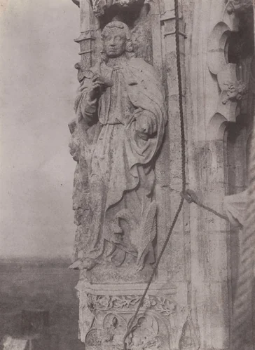 Saint John the Evangelist, Chartres Cathedral by Charles Nègre, photograph, 1854