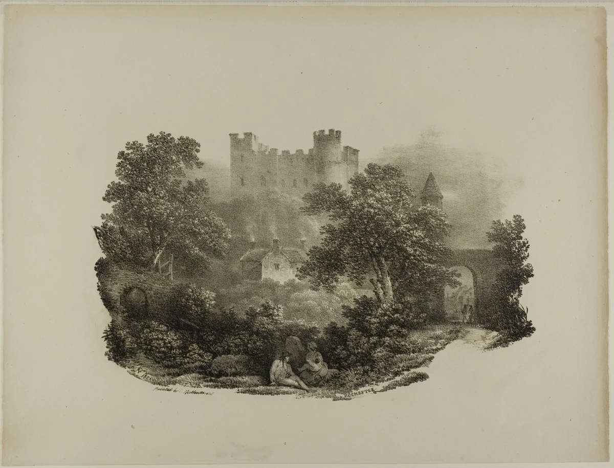 Chester, 1821 by Francis Nicholson, print, 1821