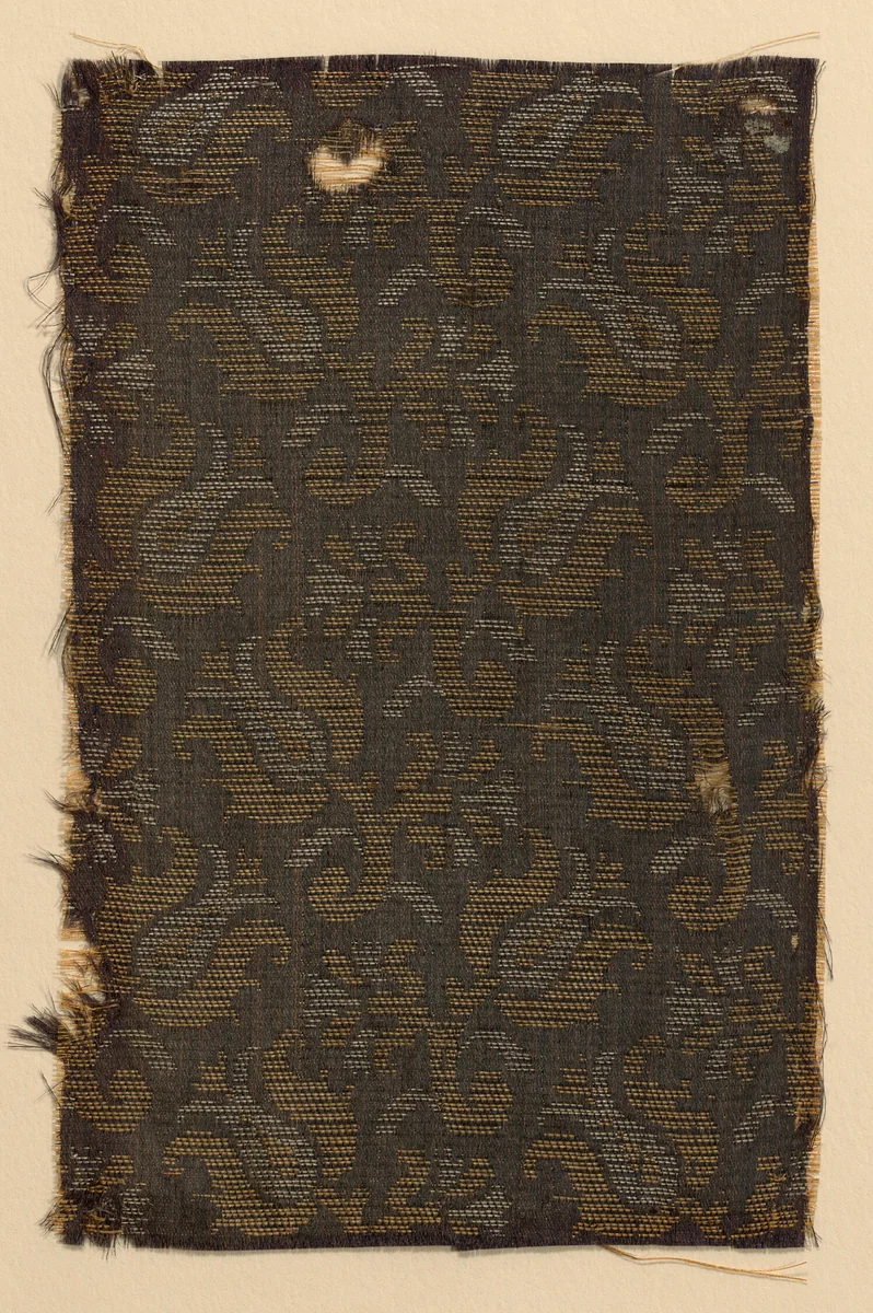 Fragment by Italy, textile, 1601-1625